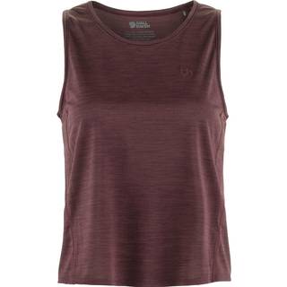 Fjällräven Women's Abisko Lite Tank Tank Top Damer størrelse S farve rød