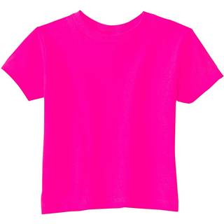 Rabbit Skins Toddlers 5,5 oz. Jersey kortärmad t-shirt 2t het rosa