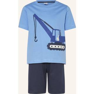 Sanetta Kid's Pyjama Short 233519 Pyjamas Børn størrelse 128 farve blå
