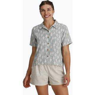 Royal Robbins Women's Camino Pucker S/S Bluse Damer størrelse M farve grå
