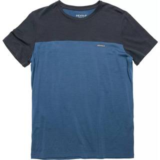 Devold Classic Linear Tee Merino-shirt Herrer størrelse M farve blå