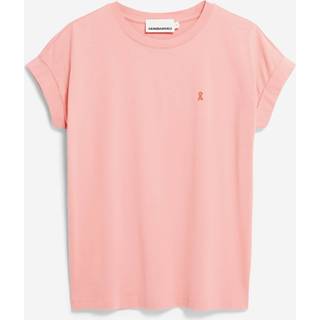 ARMEDANGELS Women's Idaa Logo T-shirt Damer størrelse XS farve pink