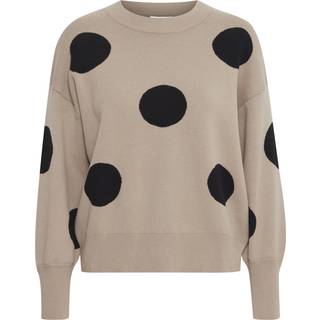 b.young BYOMME Pullover - Natur - Str XL - Damer