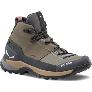 Salewa Women's Puez Leather Mid PTX Vandresko Damer størrelse 7,5 farve grå