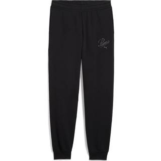 Women&#39;s Puma Essentials Script Sweatpants Youth, Black, Size 9-10Y, Shop - Black - 9-10Y