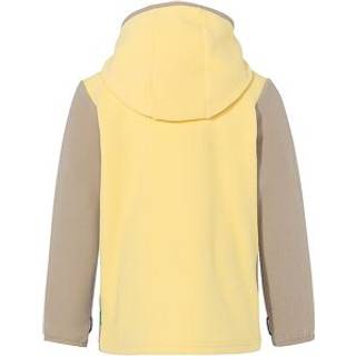 Vaude Kid's Pulex Hooded Jacket II Fleecejakke Børn størrelse 104 farve beige