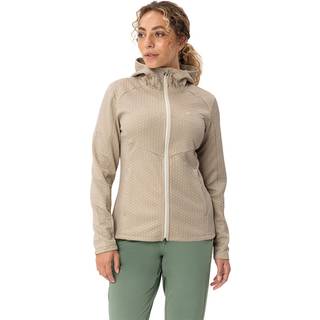 Vaude Women's Skomer Hiking Hoody Fleecejakke Damer størrelse 44 farve beige