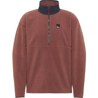 Jack Wolfskin Men's Sumetro Half Zip Dark Rust, 2XL