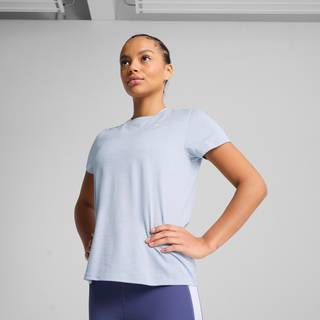 Women&#39;s Puma TAD ESSENTIALS Heather T-Shirt, Blue, Size XXL, Clothing - Cool Weather Heather - XXL