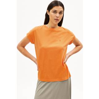 ARMEDANGELS Women's Idaa Logo T-shirt Damer størrelse M farve orange