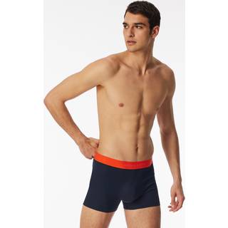 Schiesser 3-pak 95-5 Organic Cotton Woven Shorts - Black/Red - 3XL