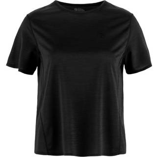 Fjällräven Women's Abisko Lite S/S Funktionsshirt Damer størrelse M farve sort