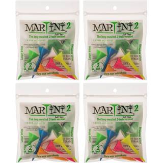 Martini Golf Tees 2 """" 4 pakker blandede - 24 tees i alt - praktisk talt uknuselig