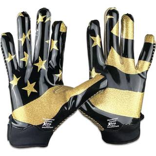 Battle Sports USA Glitter Doom 1.0 brede modtager fodboldhandsker - voksne og ungdomsfodboldhandsker - ultra grebshandsker