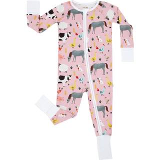 Little Sleepies Zippy Baby & Toddler Pyjamas Sleeper til drenge og piger nyfødt sovende m/ 2-vejs lynlås m/ vane manchetter lavet af plante-afled