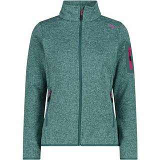 CMP Women's Jacket Jacquard Knitted Fleecejakke Damer størrelse 38 farve turkis