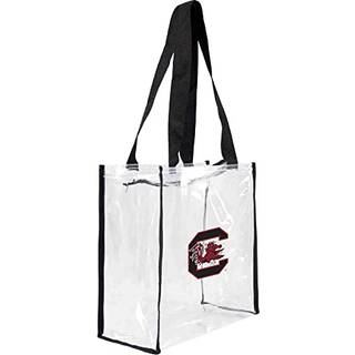 Littlearth unisex-voksen NCAA South Carolina Fighting Gamecocks Clear Square Stadium Tote Clear 11,5"""" x 5,5"""" x 11,5"""" (101311-USCG)