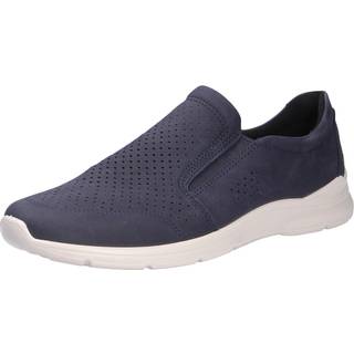 ECCO Irving - Slip-on sko i nubuck til herrer - Blå - Size: 49 (UK 13.5-14)