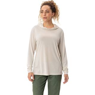 Vaude Women's Mineo L/S Hoody Longsleeve Damer størrelse 36 farve beige