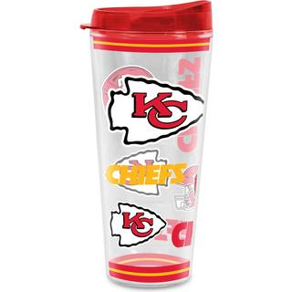 Rico Industries NFL Fodbold Kansas City Chiefs Double Wall 20oz Tritan Tumbler