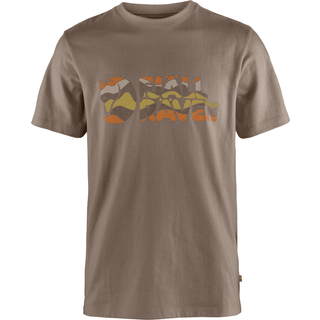 Fjällräven Multicolor Logo T-Shirt XL SUEDE BROWN