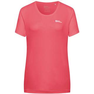 Jack Wolfskin Women's Tech T Funktionsshirt Damer størrelse XS farve pink