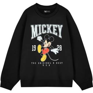 Vanilla Underground Vanilla Underground Black Womens Disney Mickey Mouse 100% Cotton Sweatshirt