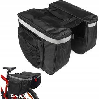 Stor Cykeltaske til Bagagebærer 28L med Reflekser - WeDoBetter.dk