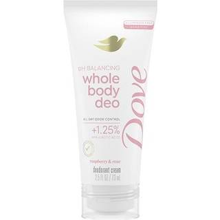 Dove Helkrop Deodorant Aluminium Fri pH Balancing Creme Hindbr & Rose i 72 timer Lugtkontrol 2,5 Oz