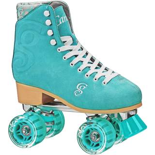 Roller Derby Candi Girl U774 Carlin Quad Artistic Roller Skates Seafoam Ladies SZ 6