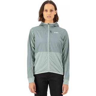 Mons Royale Women's Diversion Merino Wind Jacket Cykeljakke Damer størrelse XL farve turkis