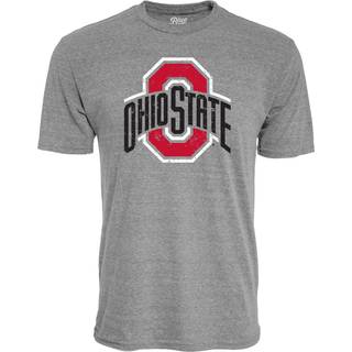 Bl? 84 m?nds Ohio State Buckeyes Tri-Blend T-shirt Vintage Icon Heather Gray Gray Medium
