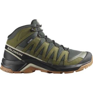 Salomon Men's X-Adventure Recon Mid GORE-TEX Peat/martini Olive/oxford Tan, 41 1/3