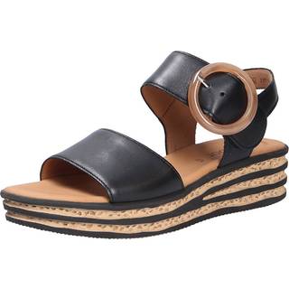 Gabor 64.550.27 schwarz - Riemchen Sandale f?r Damen