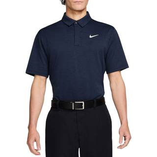 Nike Dri-Fit Tour Jacquard Mens Midnight Navy/Black/White 2XL Polo trøje