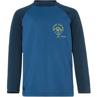 Vaude Kid's Solaro L/S T-Shirt III Funktionsshirt Børn størrelse 110/116 farve blå
