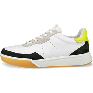 ECCO Street Court M - Sneakers i læder til herrer - Hvid - Size: 46 (UK 11.5)