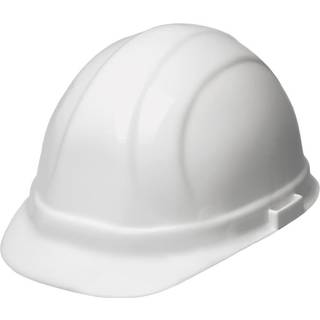 Erb 19951 Omega II Cap Style Hard Hat med Ratchet Justering Hvid