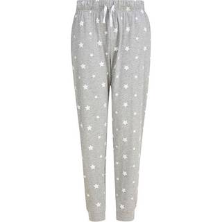 SF Men SFM086 Bukser Heather Grey / White Stars S