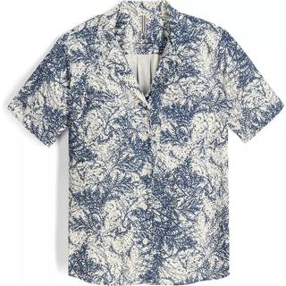 Royal Robbins Women's Spotless Evolution Meadow S/S Bluse Damer størrelse M farve grå