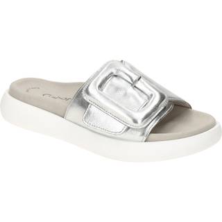 Gabor 63.751.61 silber - bequeme Pantolette f?r Damen