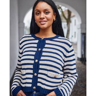Strikcardigan, Moonbeam Mix, XL
