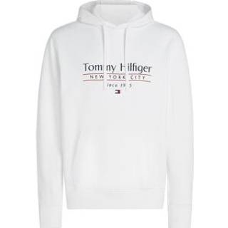 Tommy Hilfiger Herren Hoodie weiß Logo und Motiv