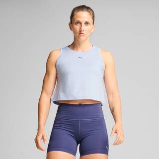 Women&#39;s Puma CLOUDSPUN Tank, Blue, Size XXL, Clothing - Cool Weather Heather - XXL