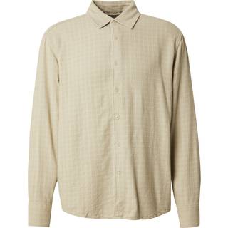 ONLY & SONS Latham LS Linen Structure Shirt Silver Lining