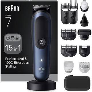 Braun All-in-One Series 7 kropstrimmer AIO7580 (blå) - På lager i butik