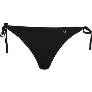 Tie Side Bikini Bottoms - CK Monogram - Black - 1XL