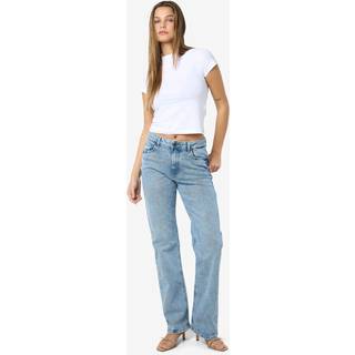 Noisy May - Nmmonica Straight Jeans - Jeans til damer - Light Blue Denim - 26/30