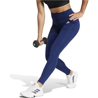adidas Women's Optime Essentials Stash Pocket Full Length Leggings Damer størrelse S farve blå