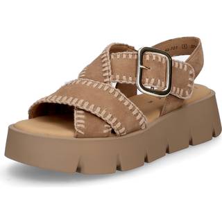 Gabor 64.751.14 hell-braun - Riemchen Sandale f?r Damen